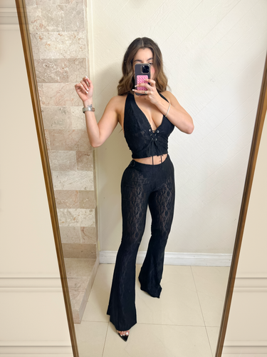 Rodeo lace pant set